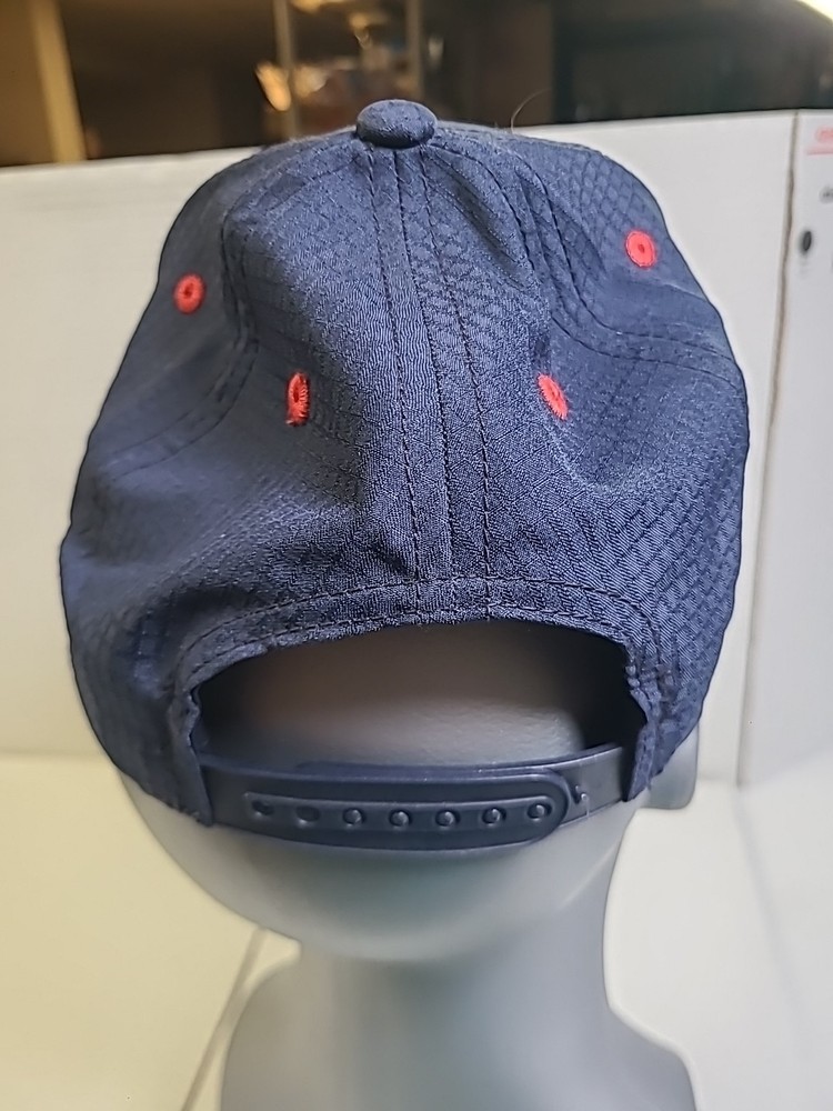 Adjustable Navy Snoman Performance Six Panel Golf Hat By AKSELS