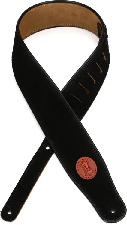 Levy's MSS3 Suede Guitar Strap - Black