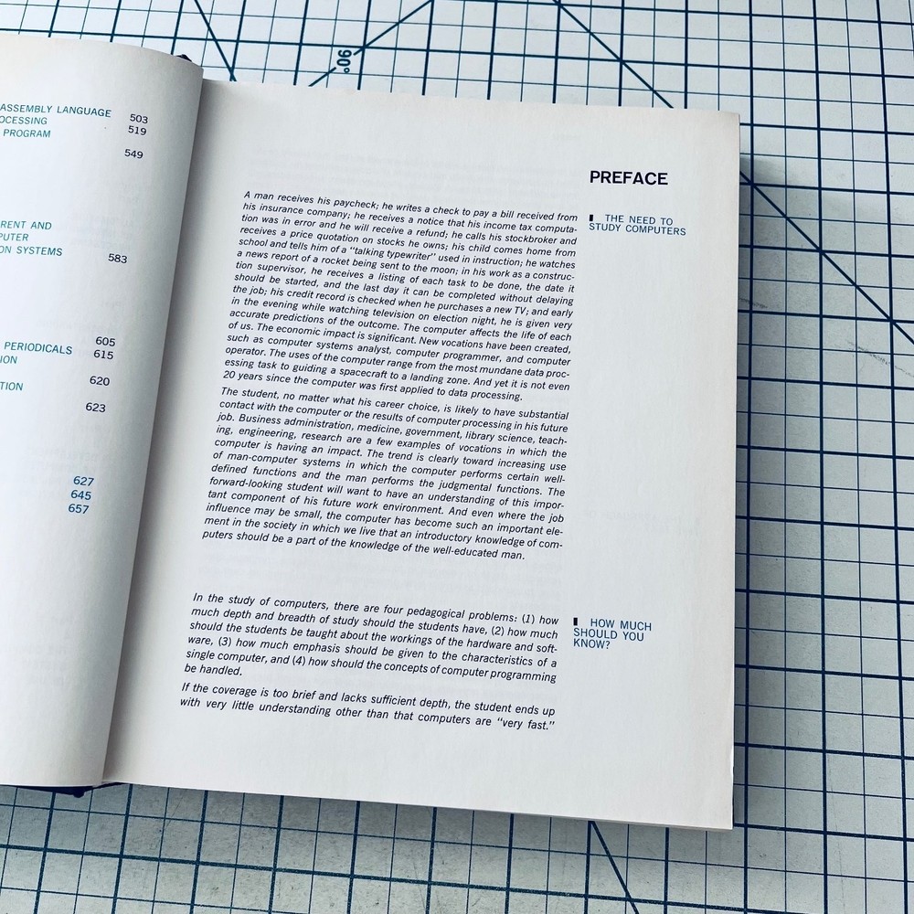 Computer Data Processing Gordon Davis 1973 Second Ed Vintage Computing Computers