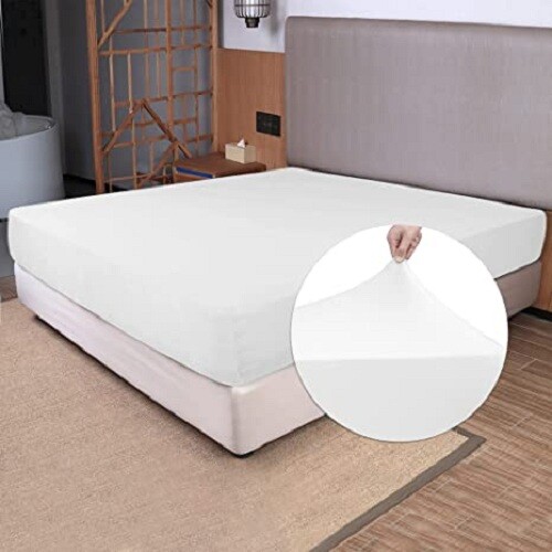 Comfortable$SoftTouch 4pcSheetSet White Colour EgyptianCotton AllSize 1000TC