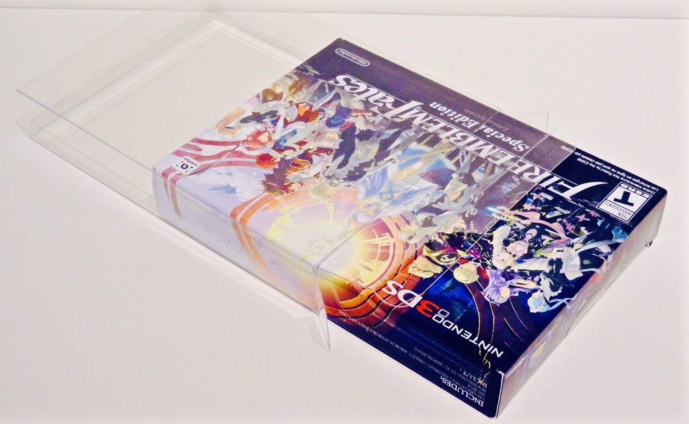 1 Box Protector For FIRE EMBLEM FATES  Nintendo 3DS  Plastic Display Case      