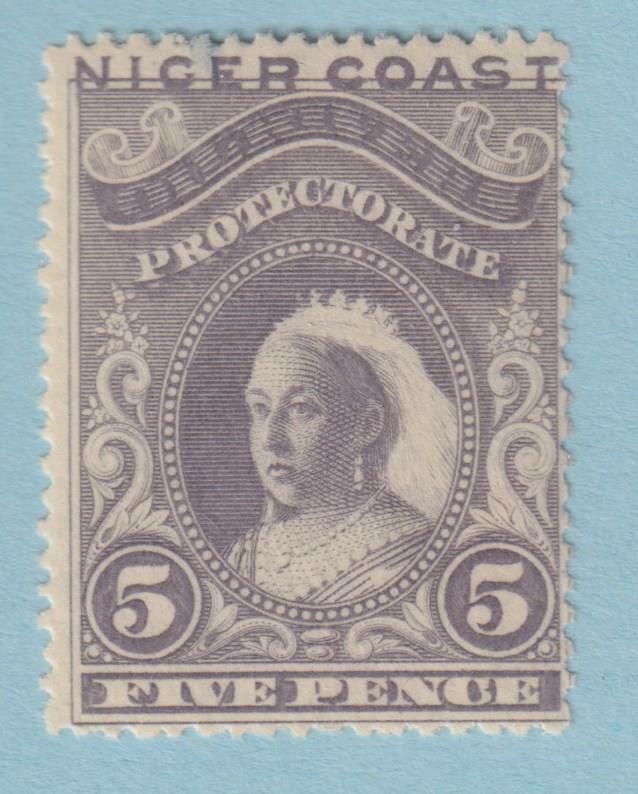 NIGER COAST PROTECTORATE 41  MINT HINGED OG * NO FAULTS VERY FINE! - NRD