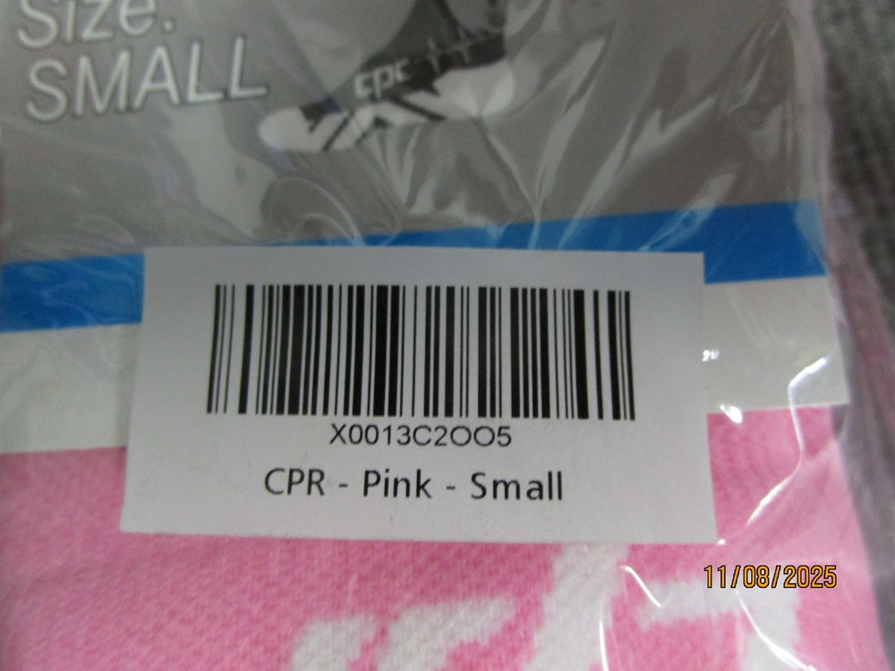 (4) Pair CPR Compression Socks Pink Size Small