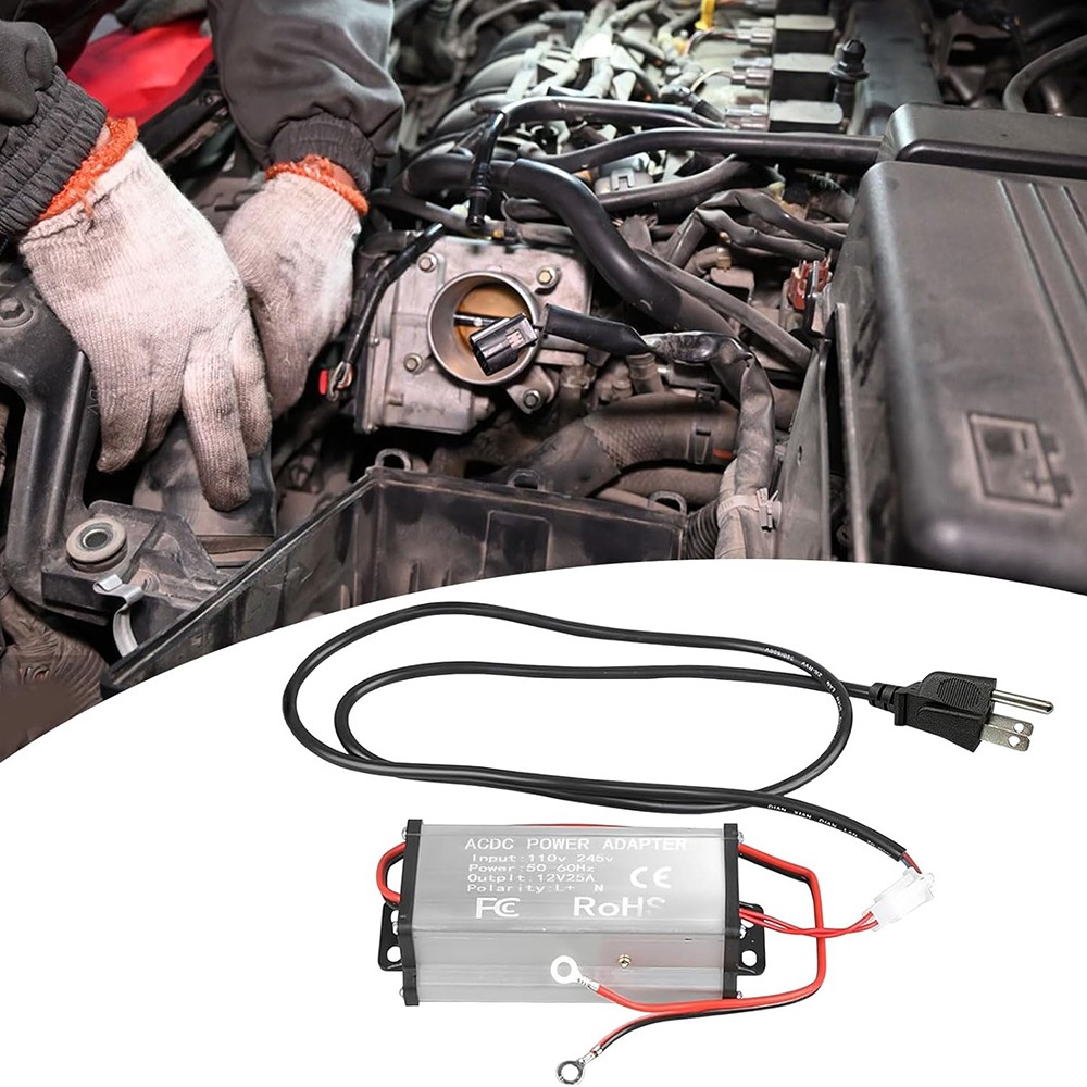 300W Power Converter 110v AC to 12v DC Stable Power Supply for  RVs Campers SUV