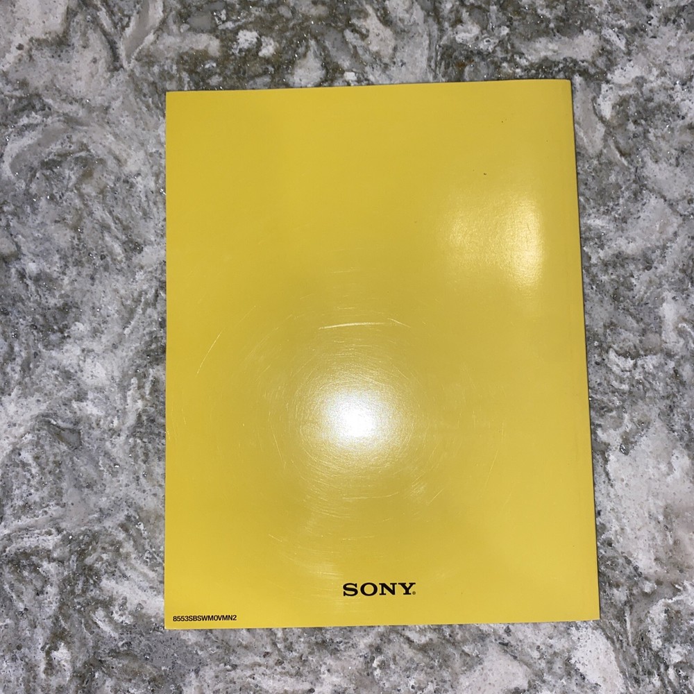 Sony Screenblast Movie Studio Video Editing Software User Manual