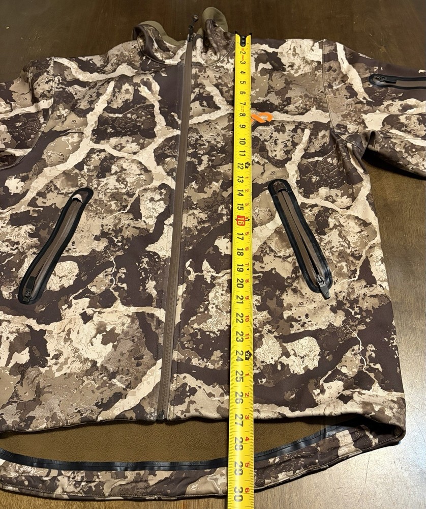 First Lite North Branch Jacket Cipher Camo Mens Medium Outer Layer Hunting