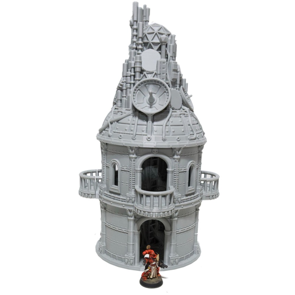 Zorpsector Rome - Sci-Fi Wargaming Communications Tower: 3D Printed