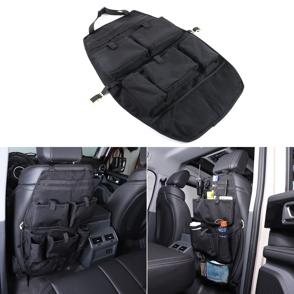 Multi Pocket Front Seat Back Storage Bag For Ineos Grenadier