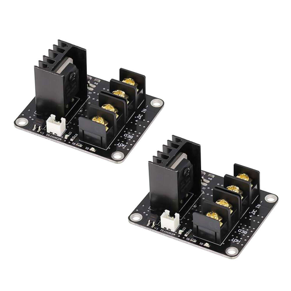 2PC 24V MOSFET High Current Load Hot Bed Module 3D Printer Power Expansion Board