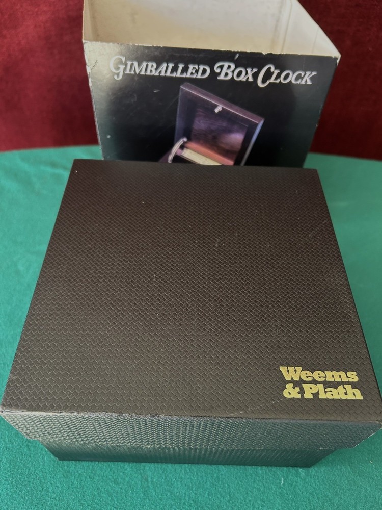 Weems & Plath Gimballed Box Clock Model 701100