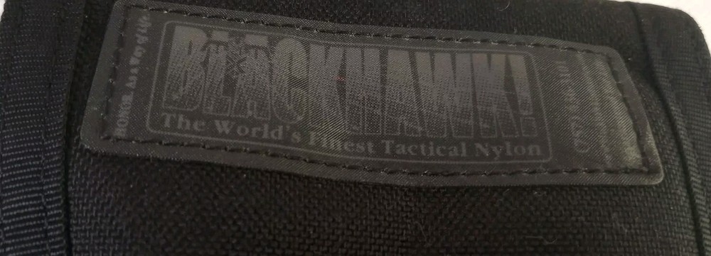 Blackhawk Molded Single Handcuff Pouch Molded Cordura Black