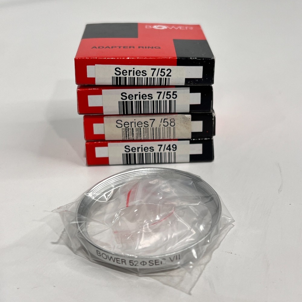 Bower Adapter Ring Lot Stepping Series 7 - 49 / 52 /55 / 58