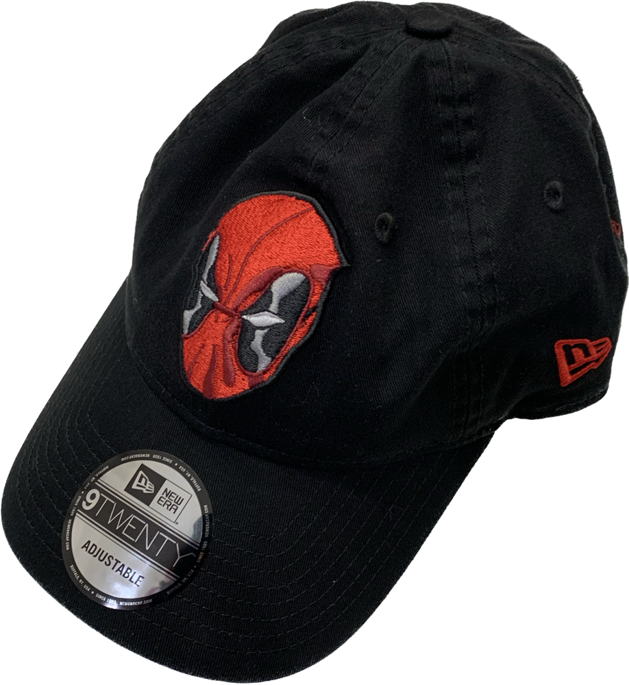 Deadpool Mask Marvel Comics New Era 9Twenty Adjustable Buckle Hat - Black