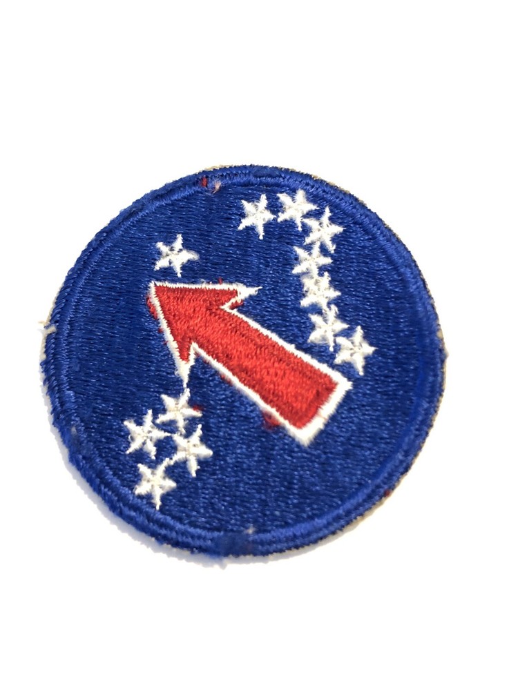 VINTAGE WWII US ARMY PACIFIC COMMAND USARPAC SHOULDER PATCH INSIGNIA WHITEBACK