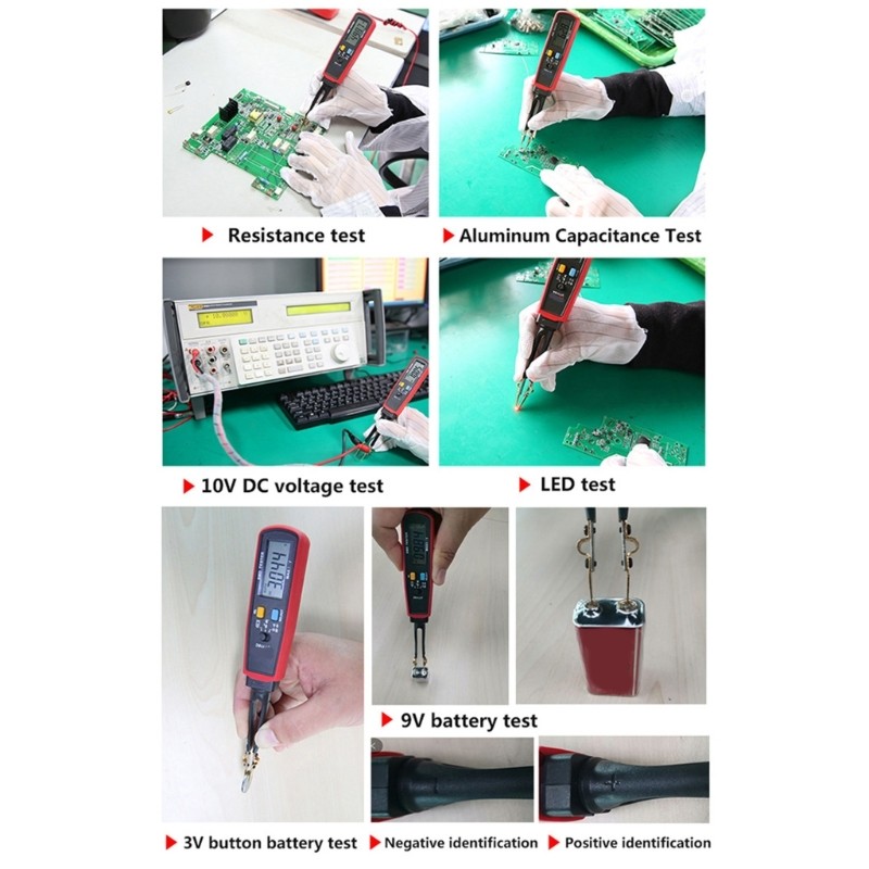 Professional Component Tester Probe Fuses Monitor For Electronics Technicians