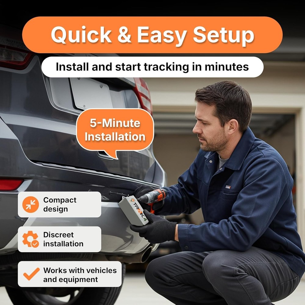 Trak4 Global GPS Tracker: Long-Lasting Waterproof Device for Vehicles & Assets