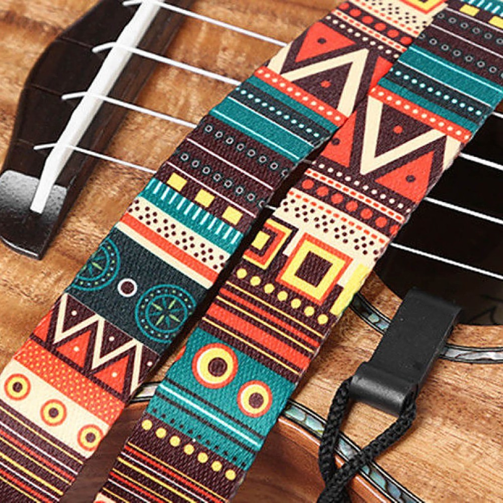 Hook Colorful Nylon Adjustable (46-75cm) Ukulele Guitar Strap Sling Classical E