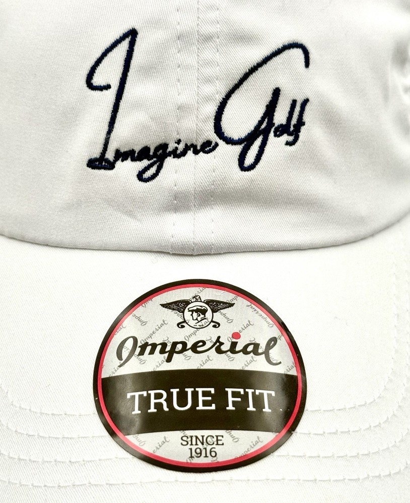 Imagine Golf "Once Upon a Time" Adjustable White Cap/Hat - New Unworn