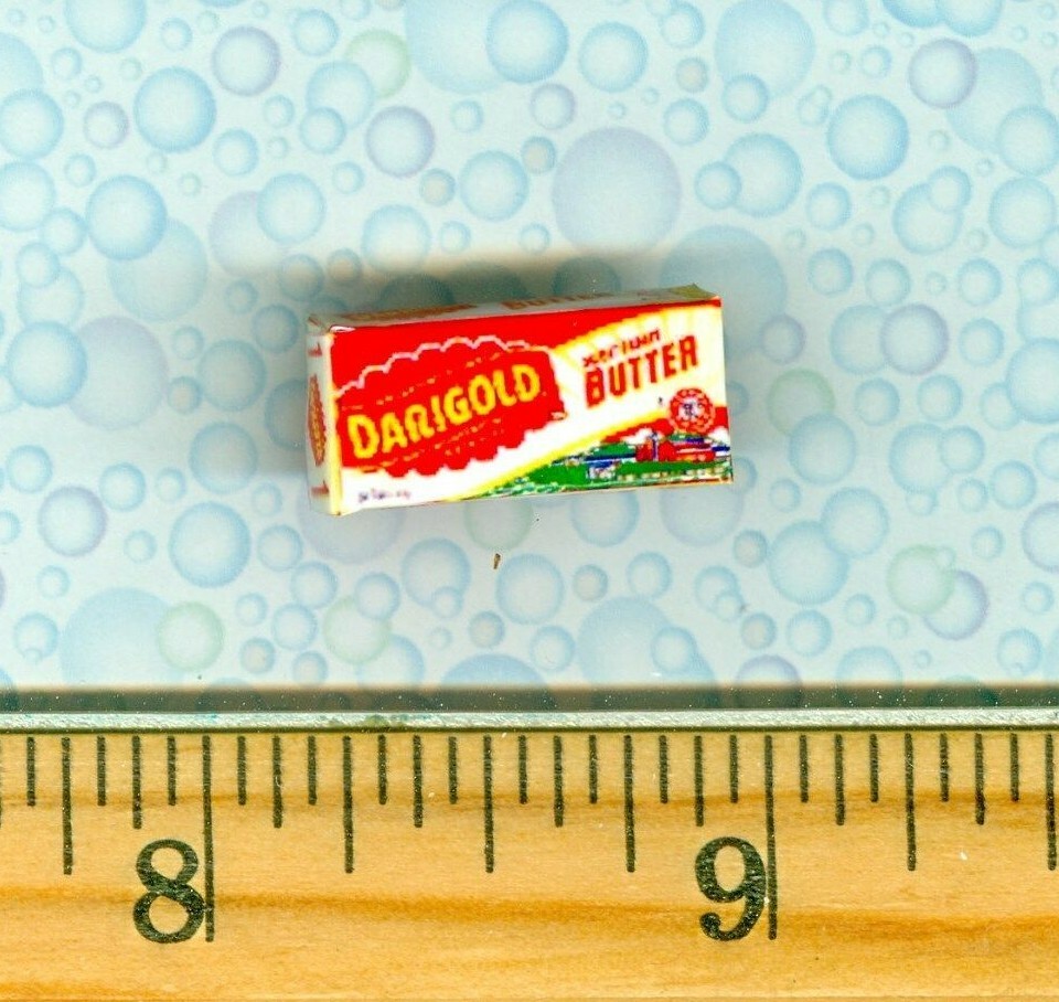 Dollhouse Miniature Size Butter Box # 2
