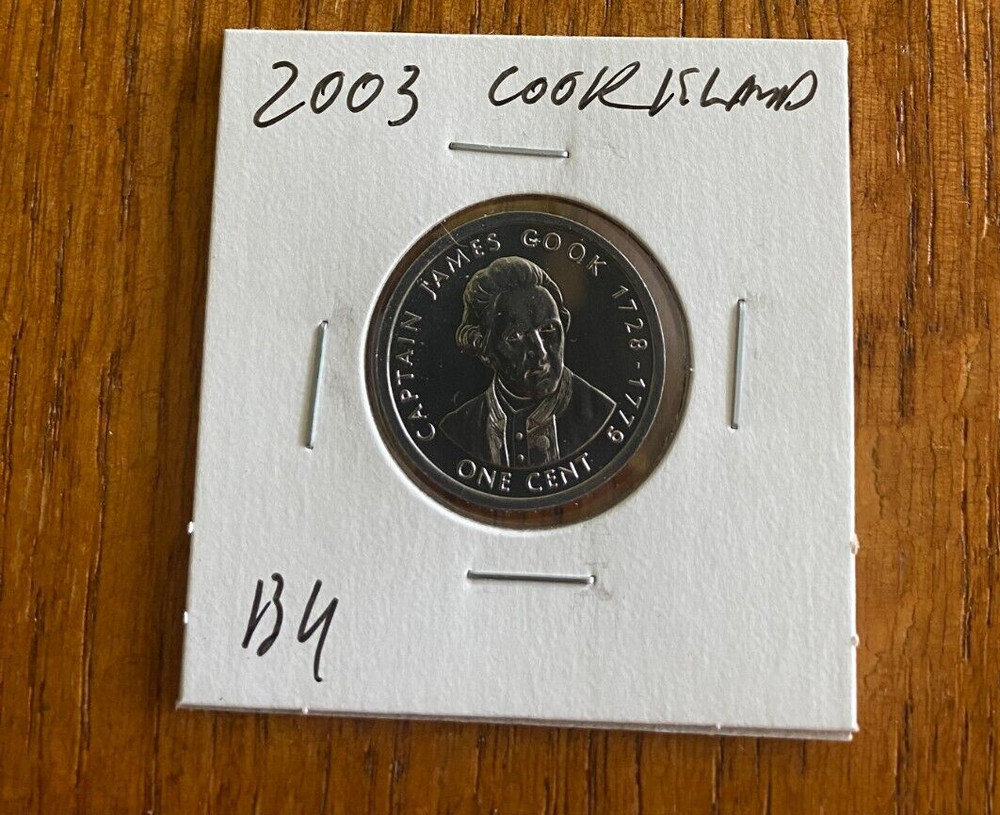 2003 COOK ISLANDS CENT - James Cook - UNCIRCULATED