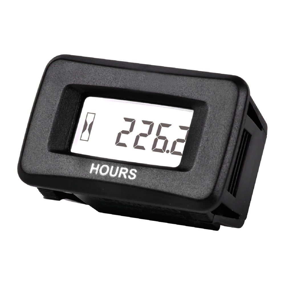 AC/DC Powered Digital Maintenance Hour Meter Motorcycle Hour Meter for Mowers