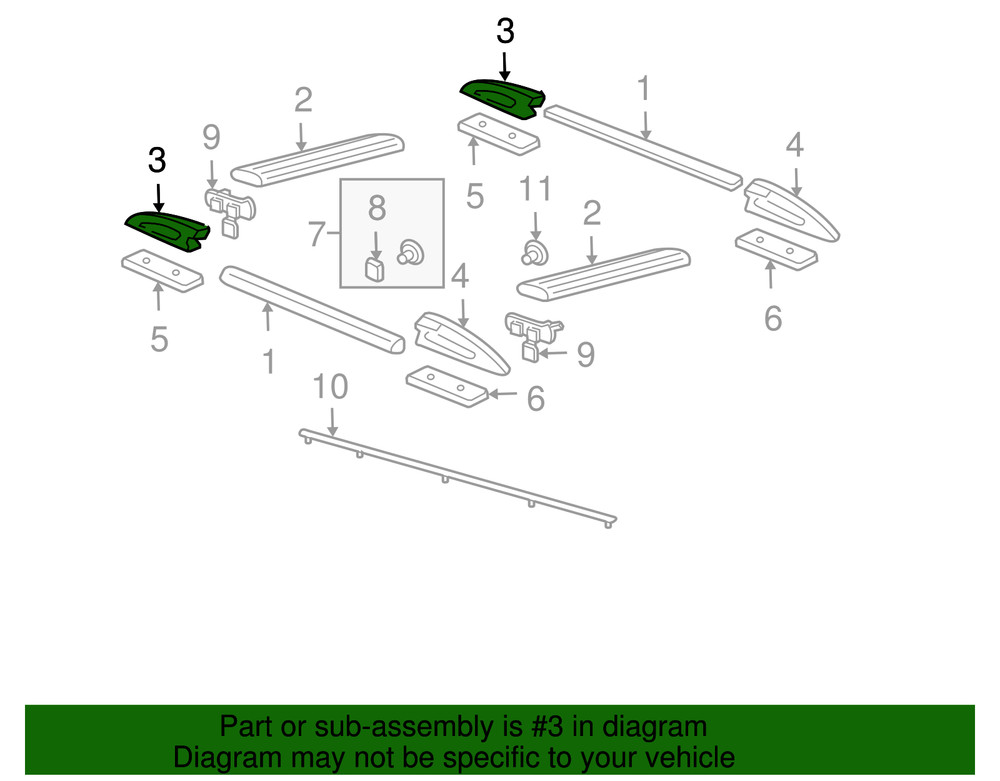 Genuine GM Cross Rail Front Support 88944272