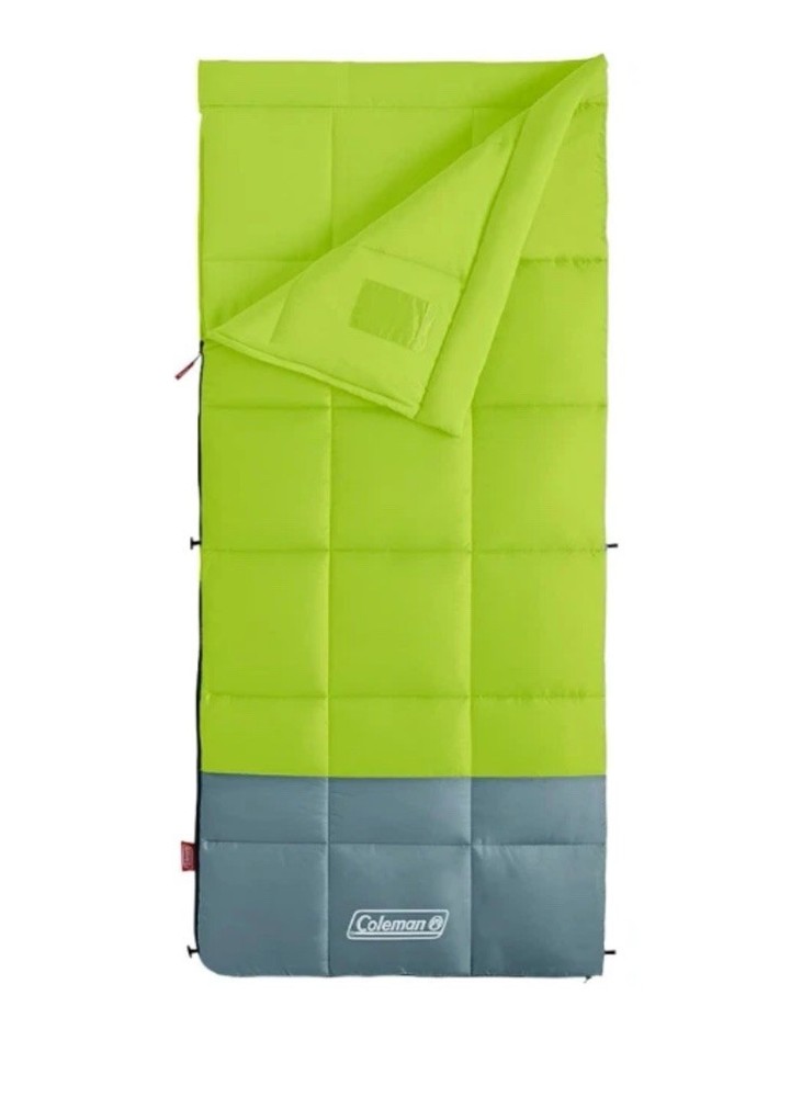 Coleman Kompact Sleeping Bag Adults Lightweight Camping Hiking w/ Compression Sa