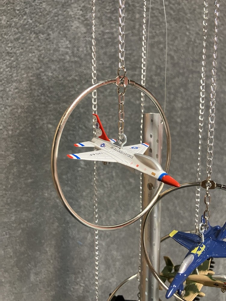 Fighter Plane Wind Chime