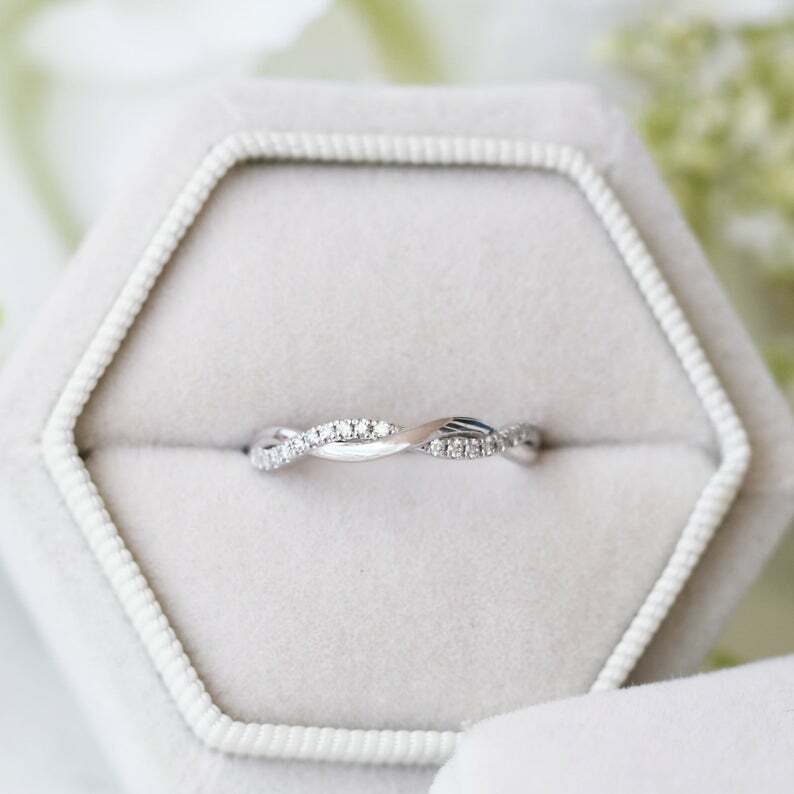 0.45 CT White Round Cut Matching Wedding Band Solid 925 Sterling Silver