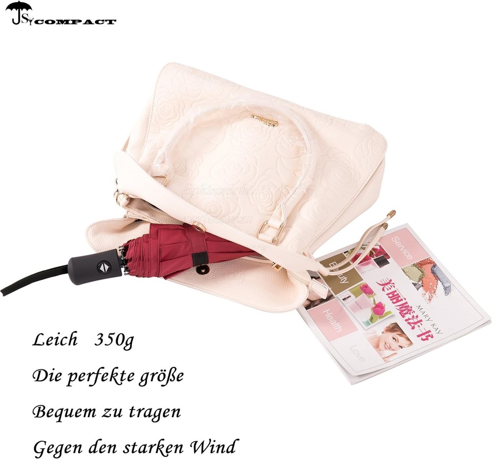 Travel Umbrella Windproof Automatic Umbrellas Small Compact UV Sun Protection