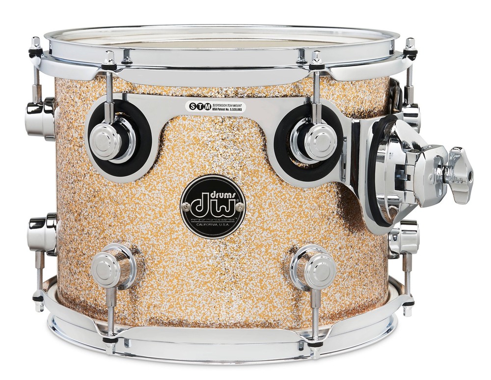 DW Performance Series 4-Piece Shell Pack Drum Set Bermuda Sparkle DRKTPFC04AABR