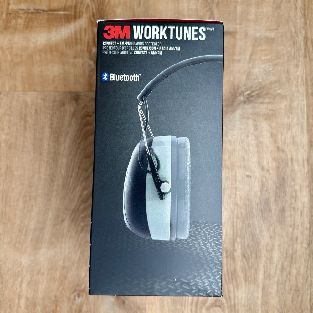 3M WorkTunes Electronic Hearing Protectors: Connect+ AM/FM with Bluetooth Techno