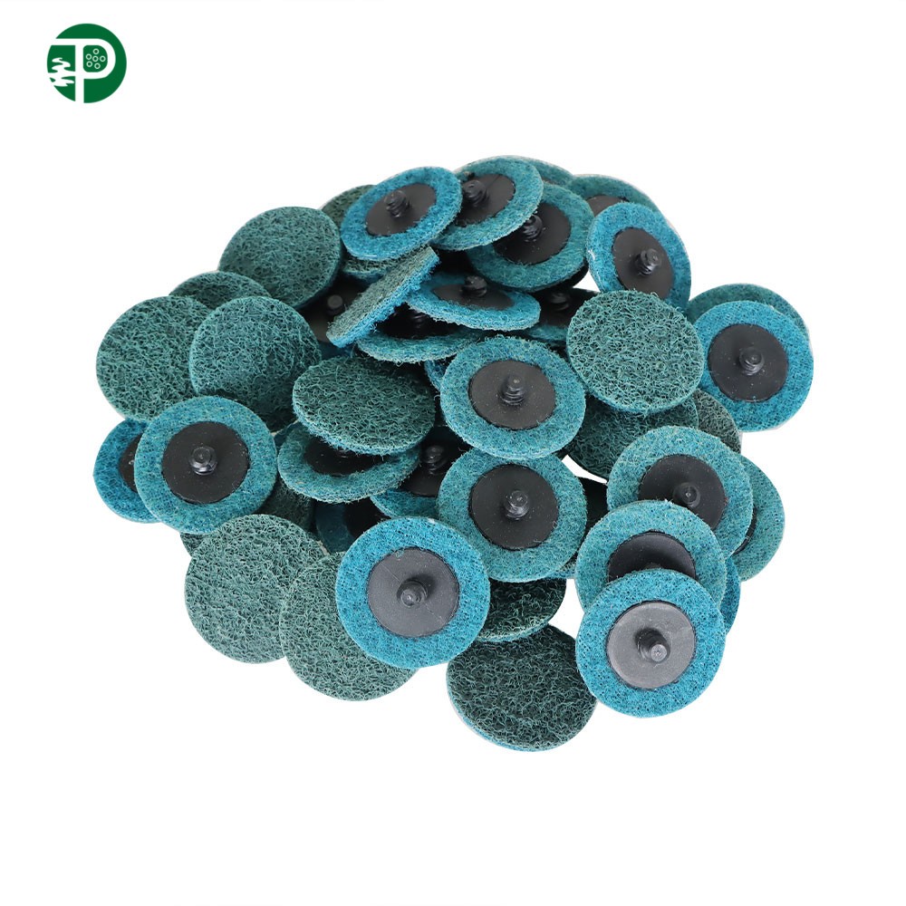 50Pack 2in Fine Surface Conditioning Discs Roll Lock Die Grinder Sanding Pads