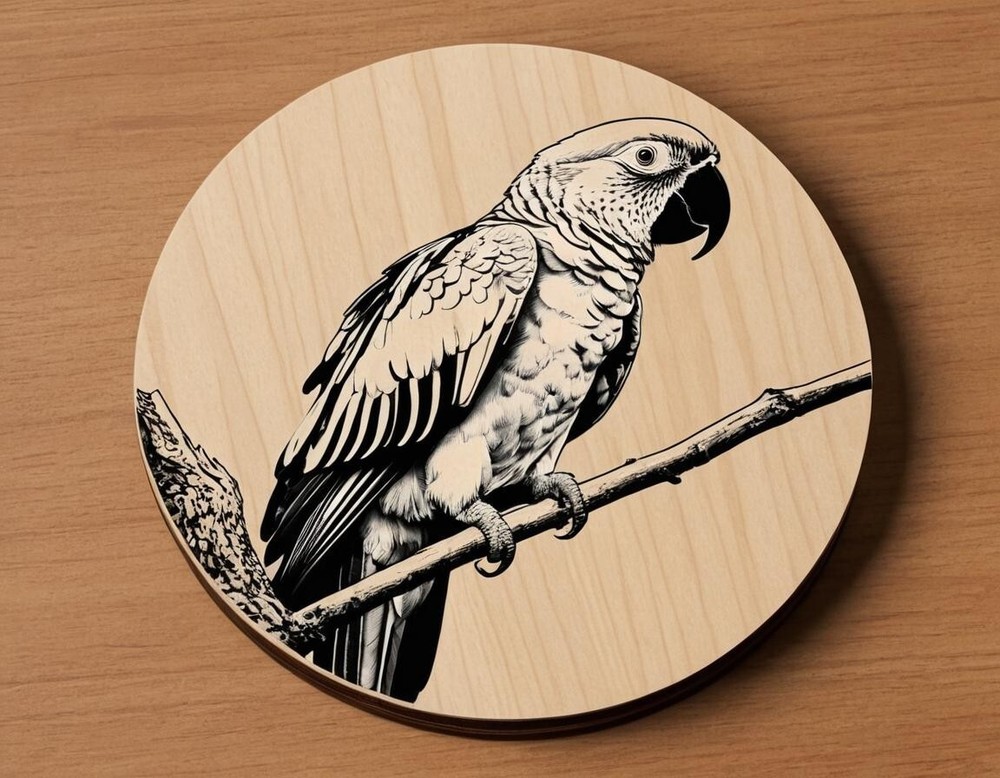 Personalized Laser Engraved Wooden Coasters
