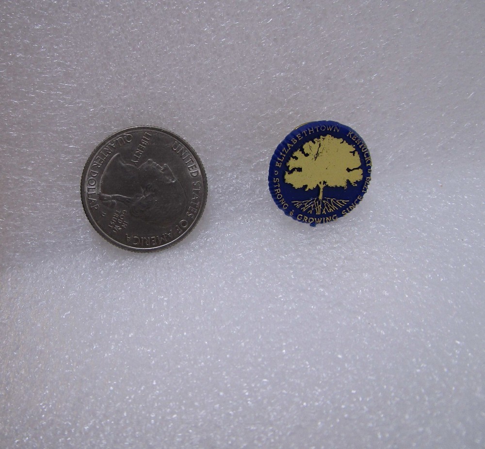 Elizabethtown Kentucky Plastic Pin