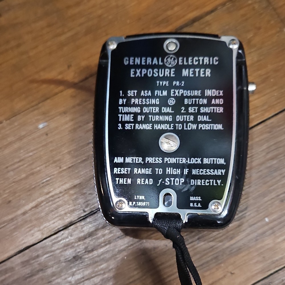 GE PR-2 Analog Exposure Meter Light Meter for Camera, Analog Display
