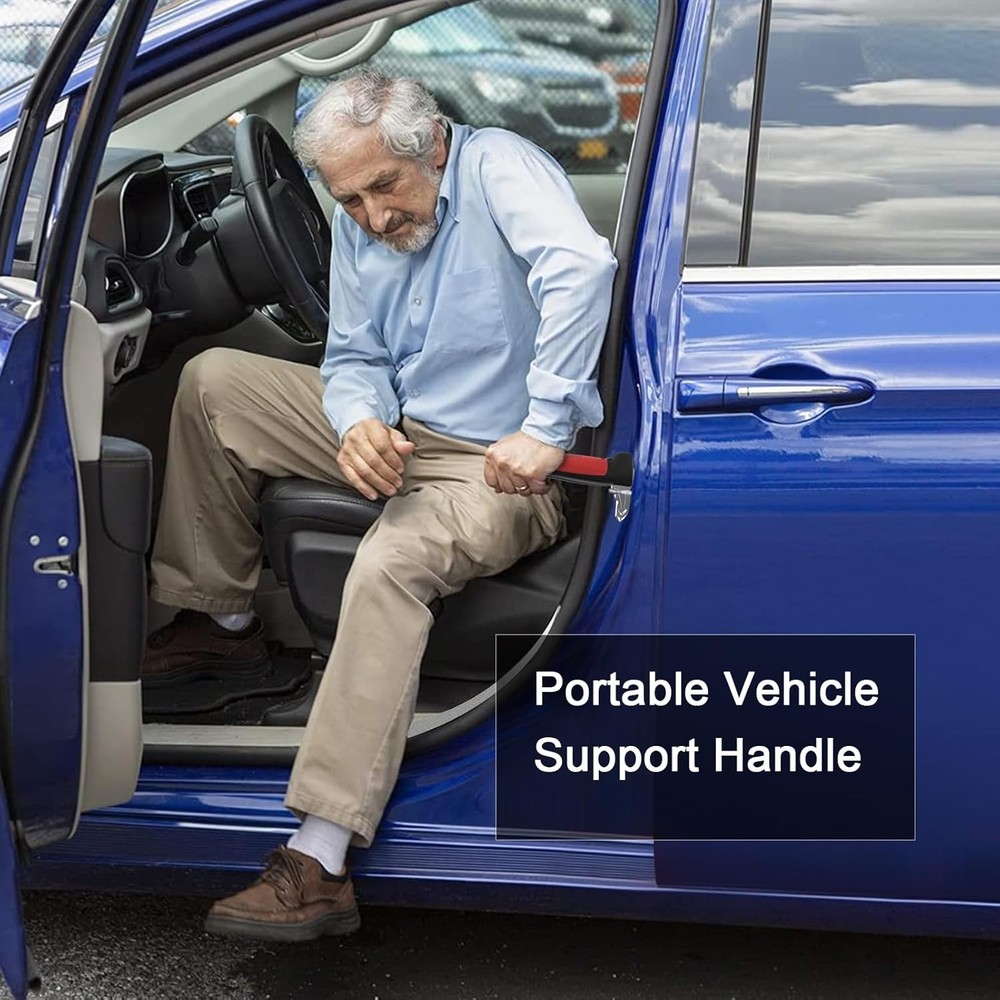Versatility Auto Cane Vehicle Support Handle for Elderly and Handicapped Portabl