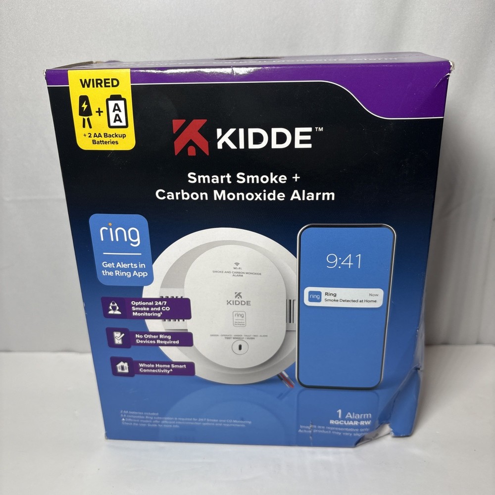 KIDDE Smart Smoke + Carbon Monoxide Alarm
