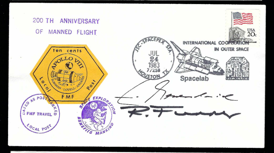 Ernst Messerschmid & Reinhard Furrer German Shuttle Astronauts STS-61A