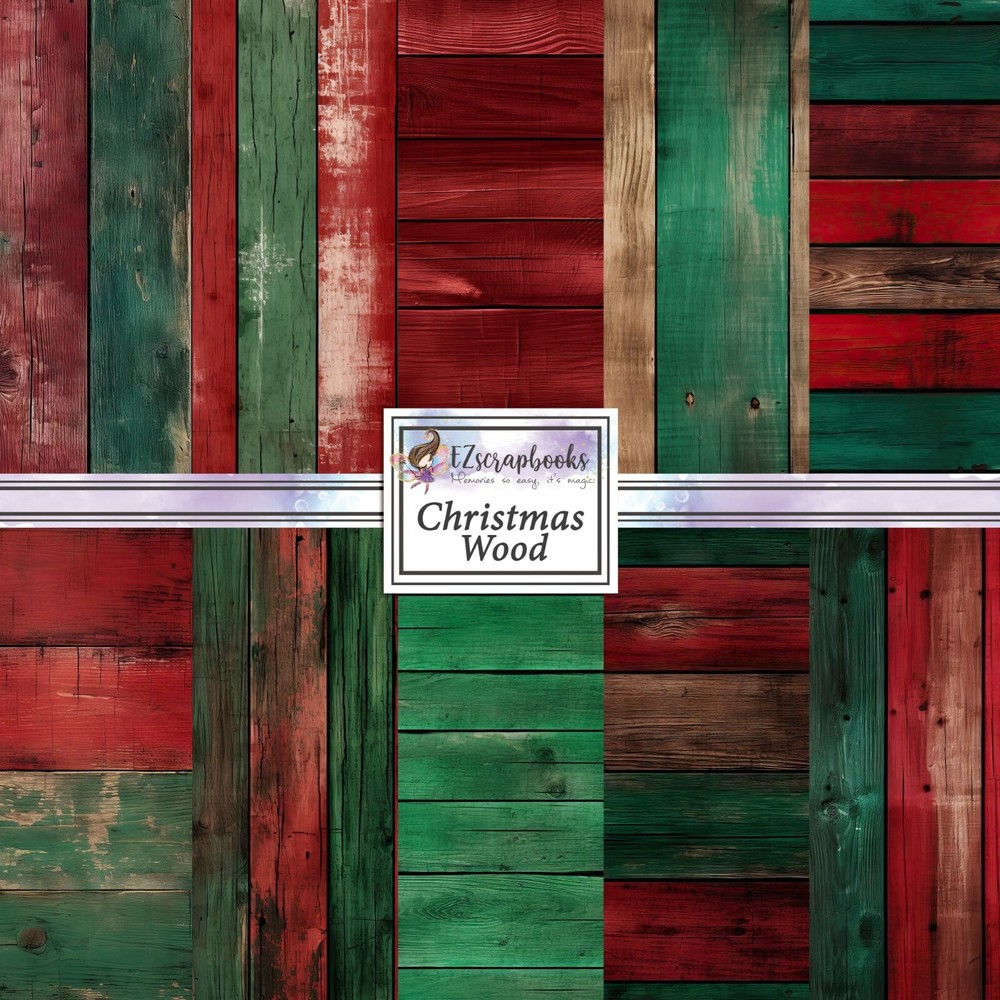CHRISTMAS WOOD - Paper Pack