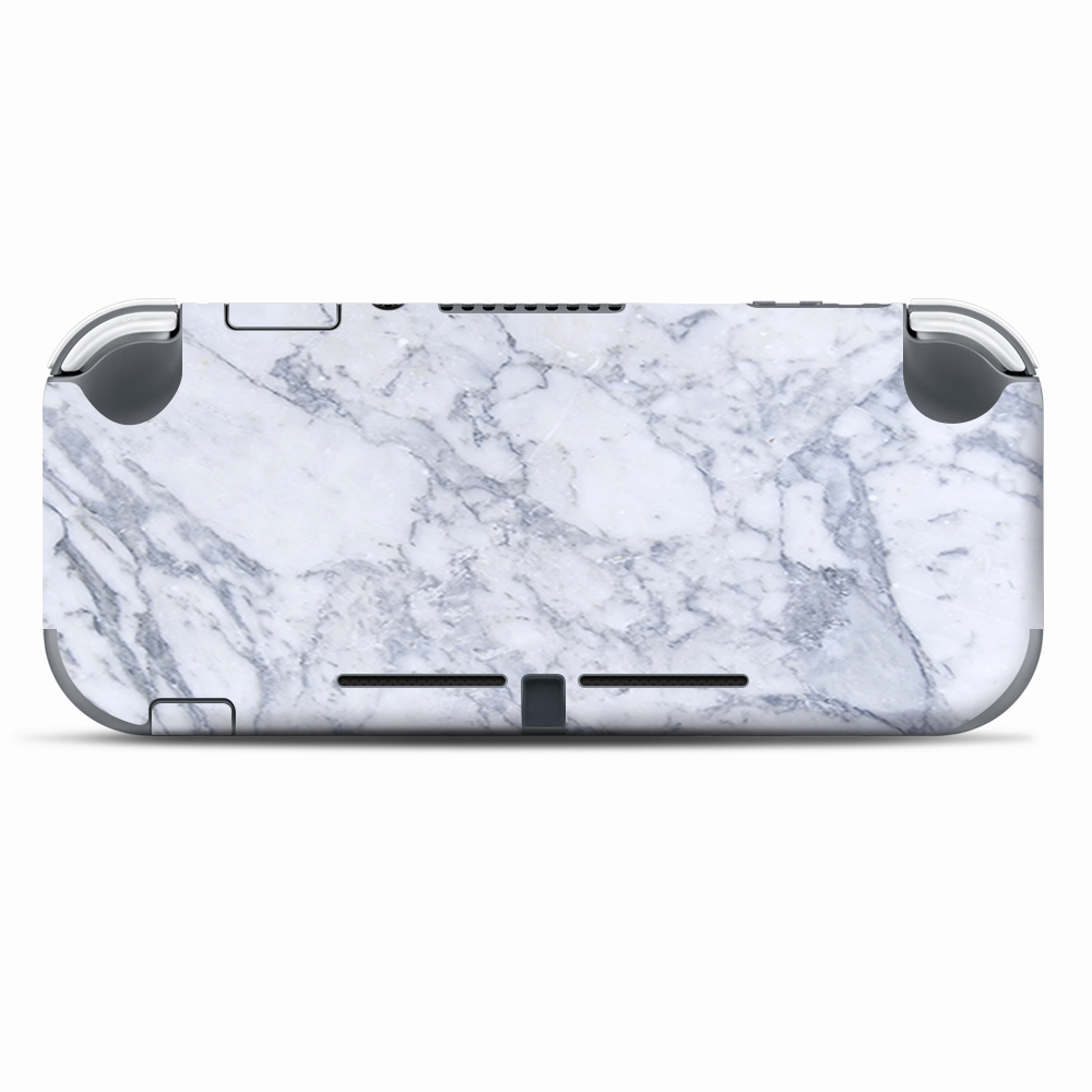 Skins Decals wrap for Nintendo Switch Lite - Grey White Standard Marble