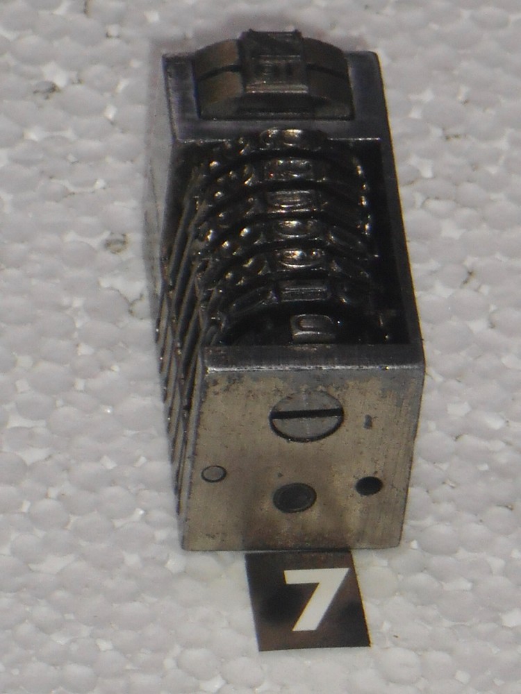 COUNT | letterpress numbering machine | 7