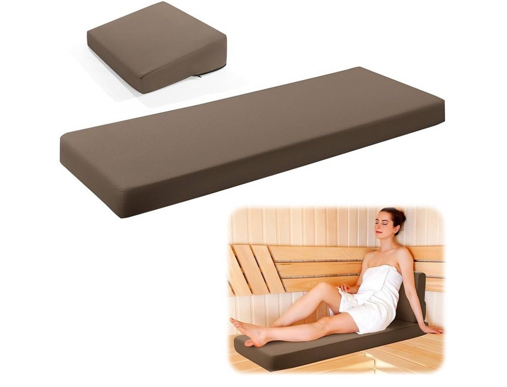 Foam Sauna Seat Cushion with Back Support