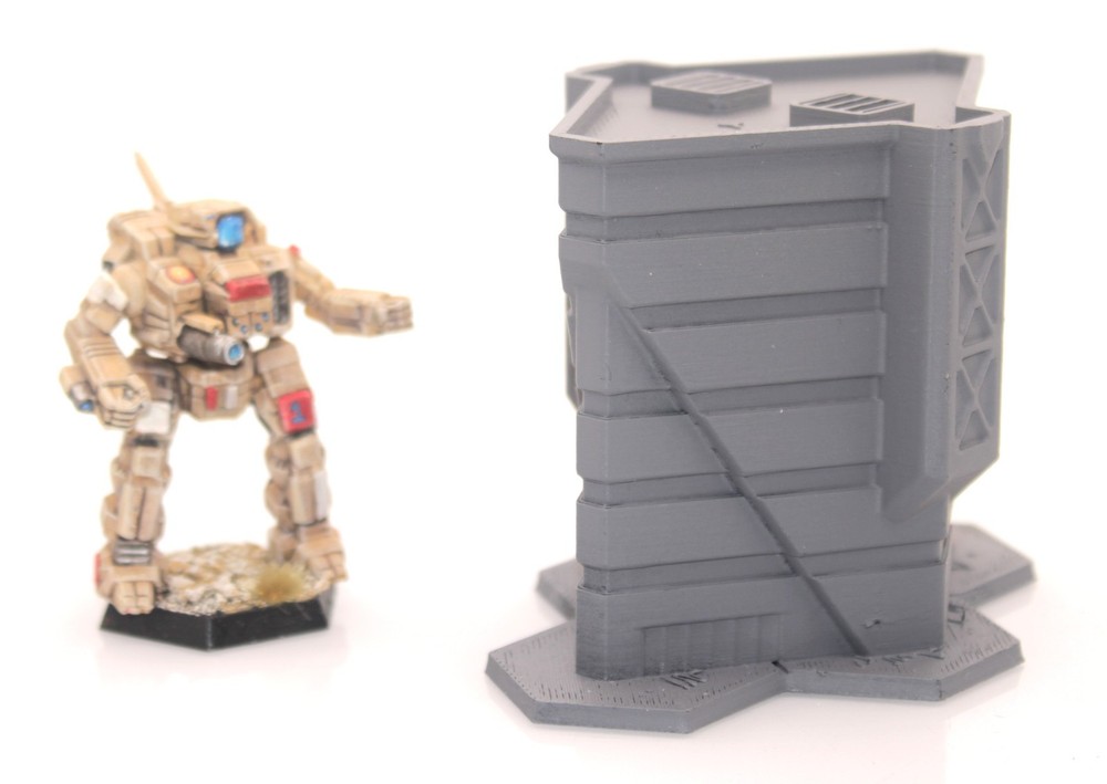 BattleTech Hexed Classic Condo Life Building  3D Printed