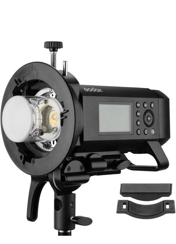 Godox S-type Bracket Bowens Mount Holder for Speedlite Flash - Black