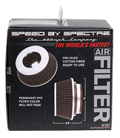 Universal Clamp-On Air Filter: High Performance, Washable Filter: Round