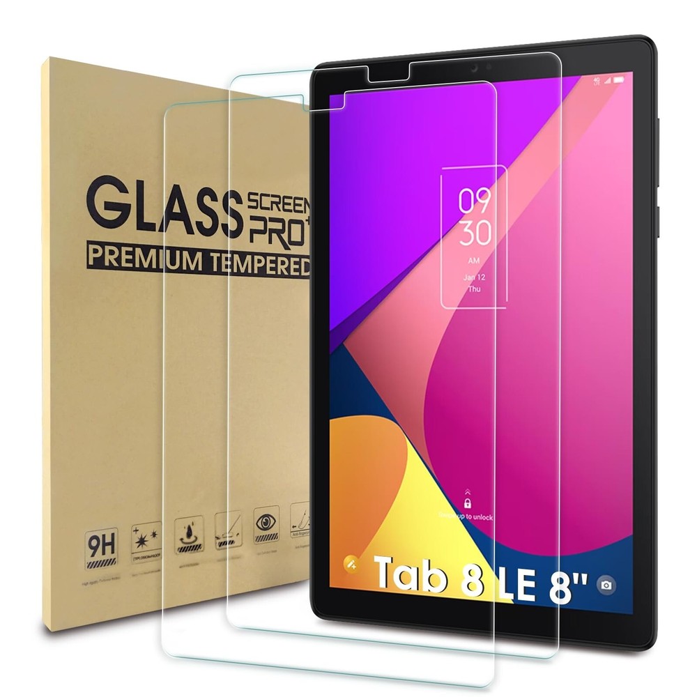WD&CD 2 Pack Screen Protector Compatible with TCL Tab 8 LE 8/Tab 8v/Tab 8 SE/...