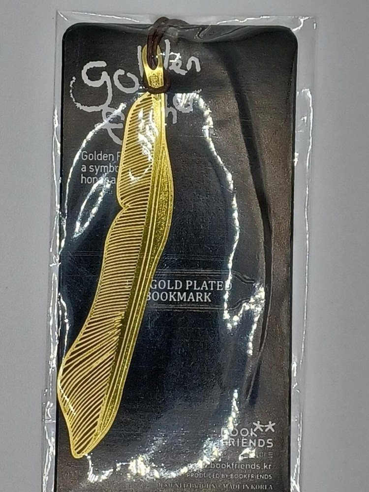 Gold Palm Tree Leaf - Gold Plated Bookmark