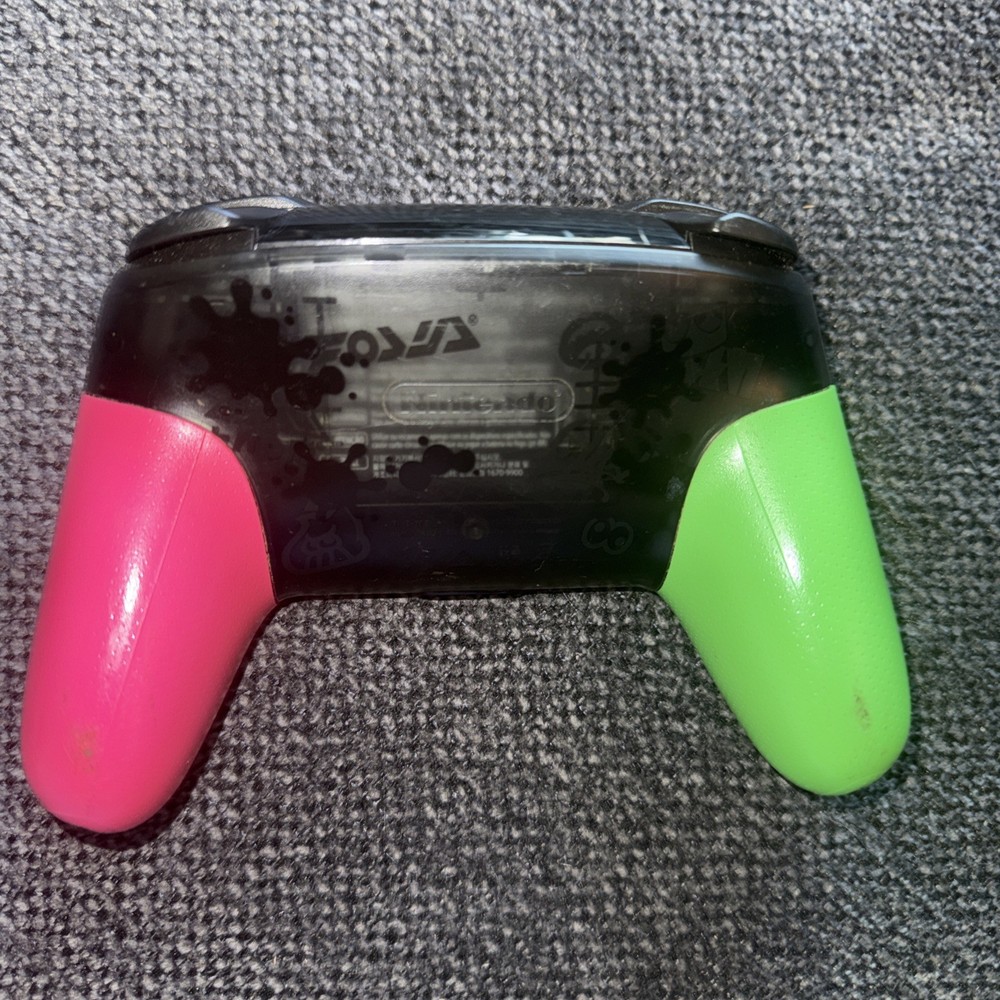 Nintendo Switch Splatoon Edition Pro Controller Wireless * Tested *