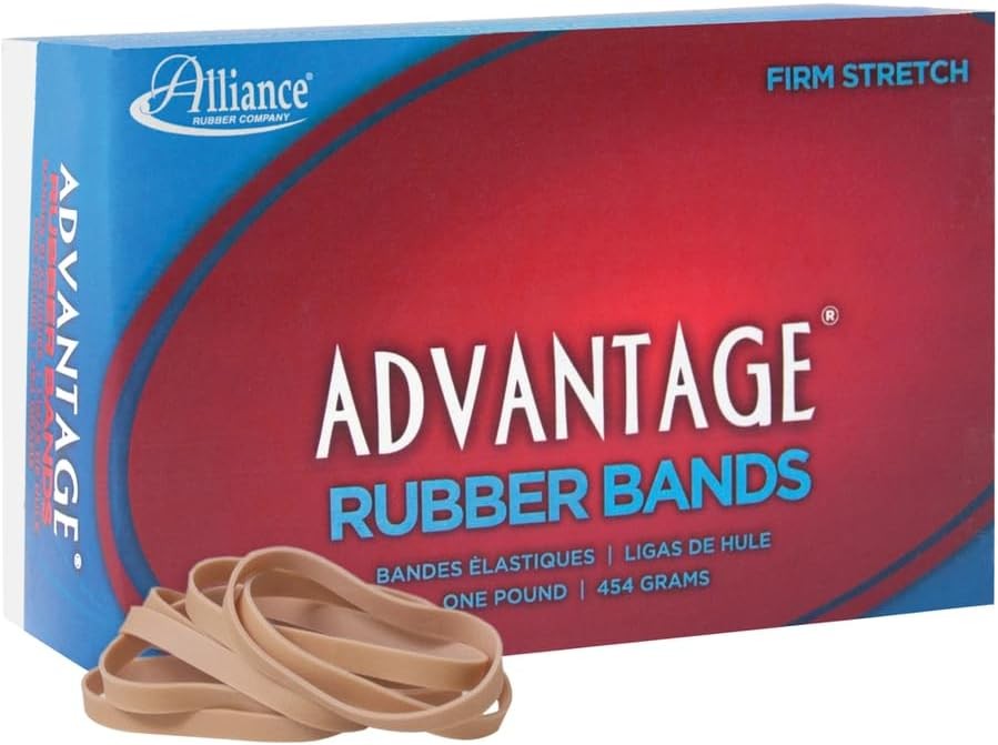Advantage Rubber Bands Pound Box Tan